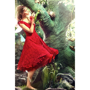 Olvi’s Red Lace Dress