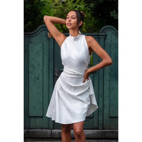 VanElse - White Linen Dress