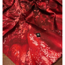 Red Flame Silk Scarf