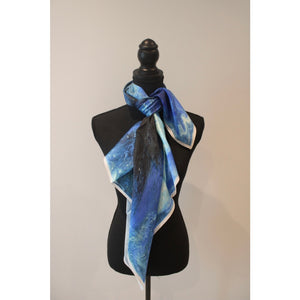 Blue Ocean Silk Scarf